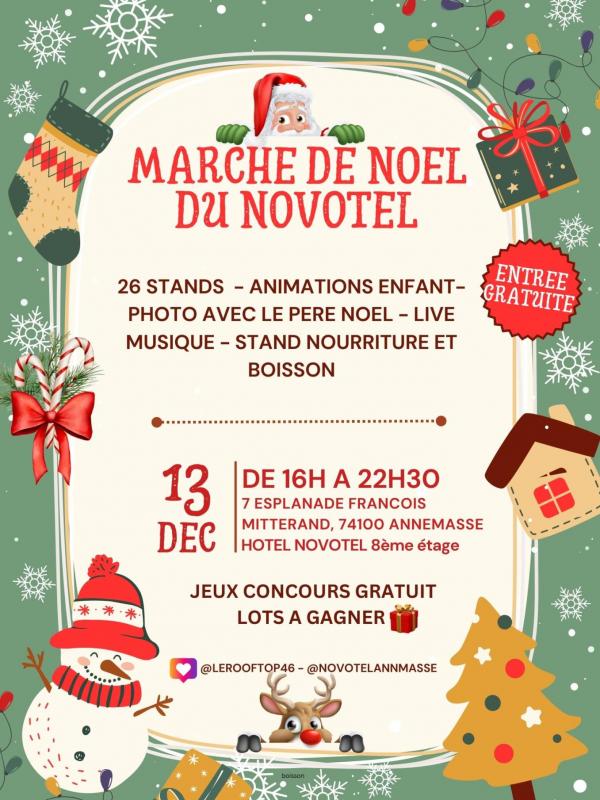 Marche de noel du novotel annemasse